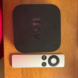 Apple Streaming Device with Remote - Black and Silver